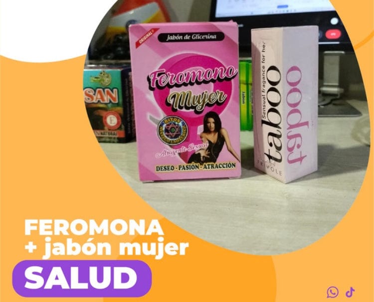 JABÓN FEROMONA + FEROMONA MUJER - 2 X 1