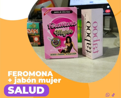 JABÓN FEROMONA + FEROMONA MUJER - 2 X 1