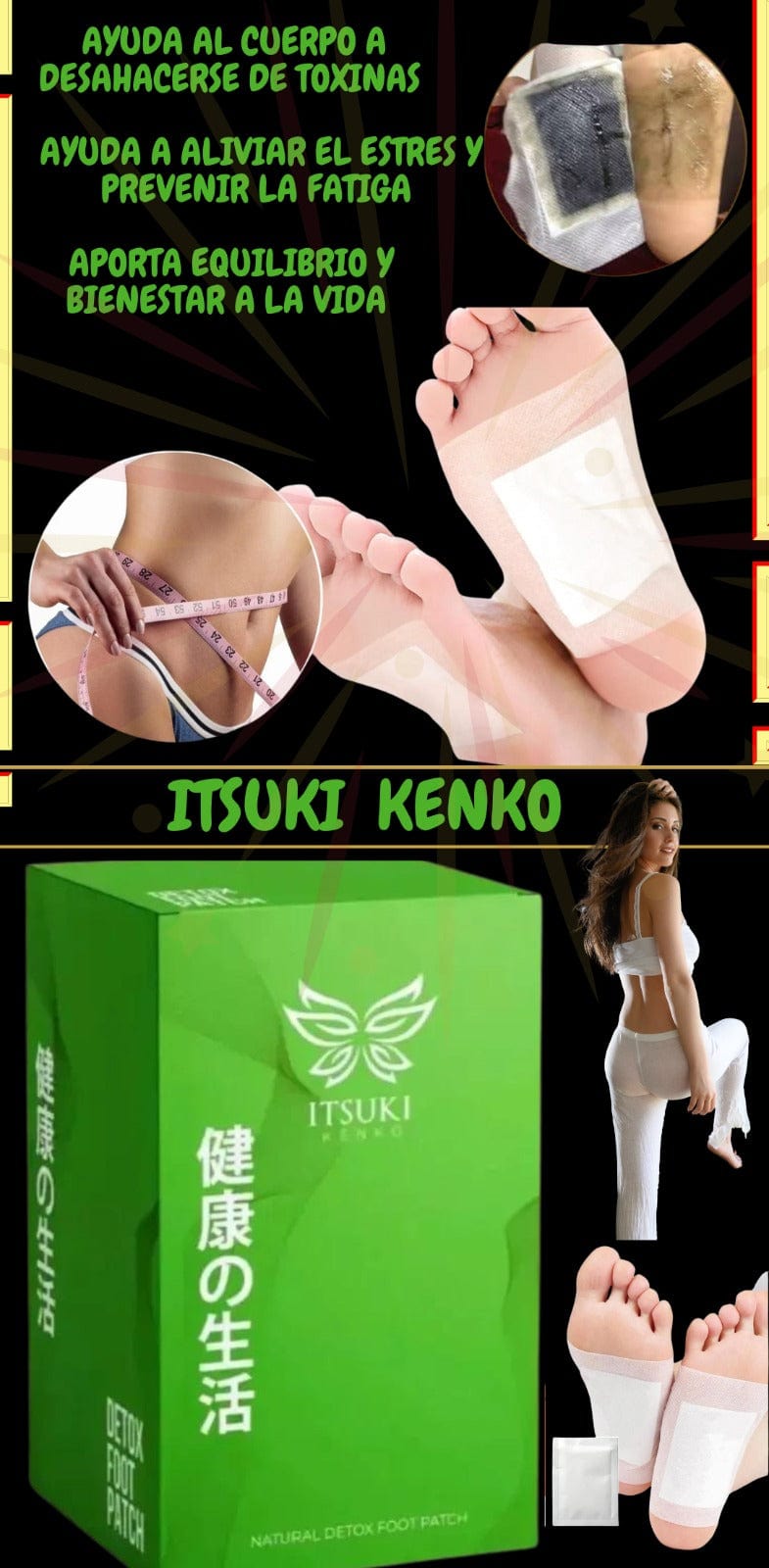 Parche natural detox ITSUKI KENKO
